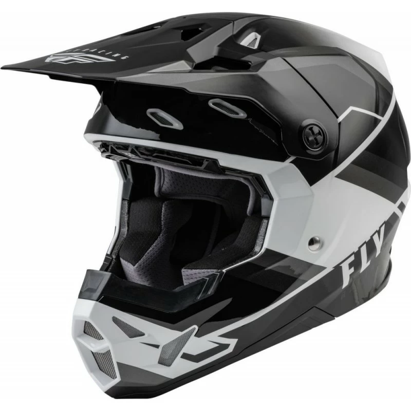 CASQUE FLY FORMULA CP RUSH GRIS/NOIR/BLANC 2023 6 CASQUE FLY FORMULA CP RUSH GRIS/NOIR/BLANC 2023 – Image 4