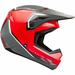 CASQUE FLY KINETIC VISION ROUGE/GRIS 2023