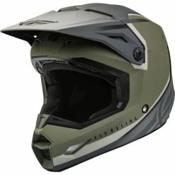 CASQUE FLY KINETIC VISION VERT OLIVE MAT/GRIS ENFANT 2023 -VTT Boutique de vente casque fly kinetic vision vert olive matgris enfant 2023 3