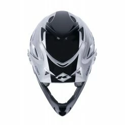 CASQUE KENNY DOWN HILL GRAPHIC SILVER 2023 -VTT Boutique de vente casque kenny down hill graphic silver 2023 1