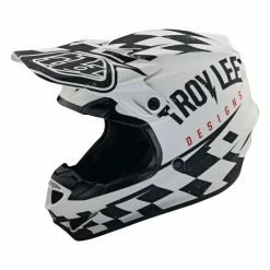 CASQUE SE4 MIPS POLYACRYLITE RACE SHOP WHITE/BLACK 2023