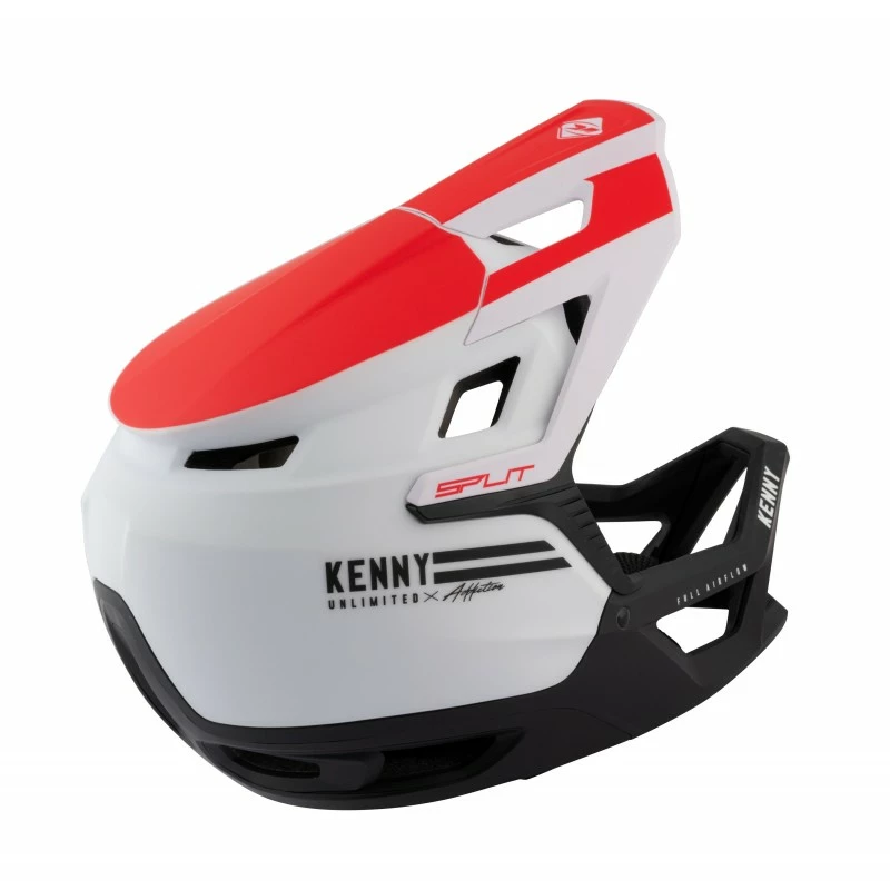 CASQUE SPLIT KENNY WHITE/RED 2022 5 CASQUE SPLIT KENNY WHITE/RED 2022 – Image 3