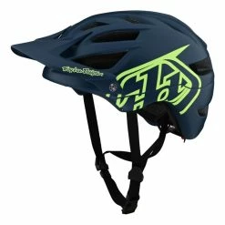 CASQUE TLD A1 DRONE MARINE/GREEN -VTT Boutique de vente casque tld a1 drone marinegreen 2