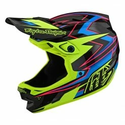 CASQUE TLD D4 CARBONE MIPS VOLT BLACK/FLO YELLOW 2022