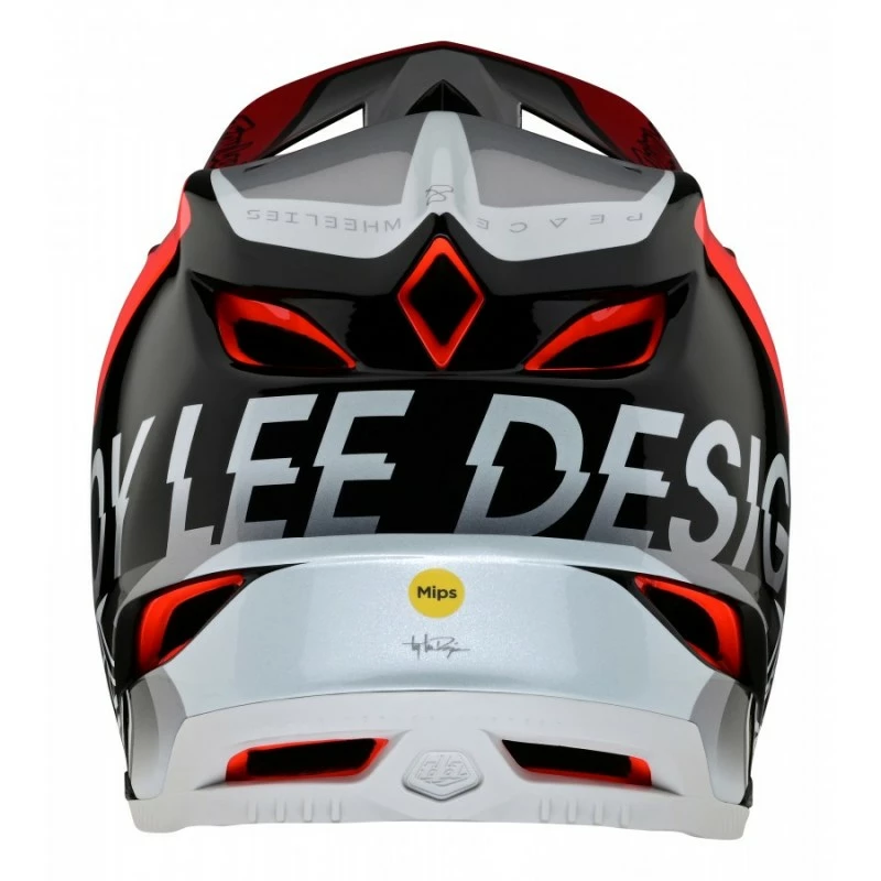 CASQUE TLD D4 COMPOSITE MIPS QUALIFIER SILVER / RED 2022 4 CASQUE TLD D4 COMPOSITE MIPS QUALIFIER SILVER / RED 2022 – Image 2