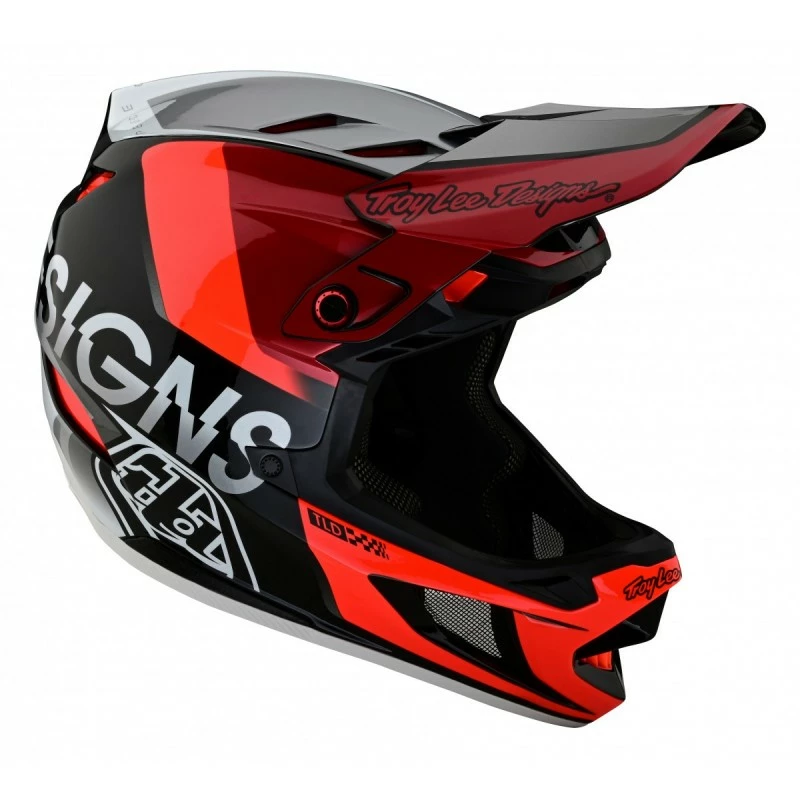 CASQUE TLD D4 COMPOSITE MIPS QUALIFIER SILVER / RED 2022 3 CASQUE TLD D4 COMPOSITE MIPS QUALIFIER SILVER / RED 2022