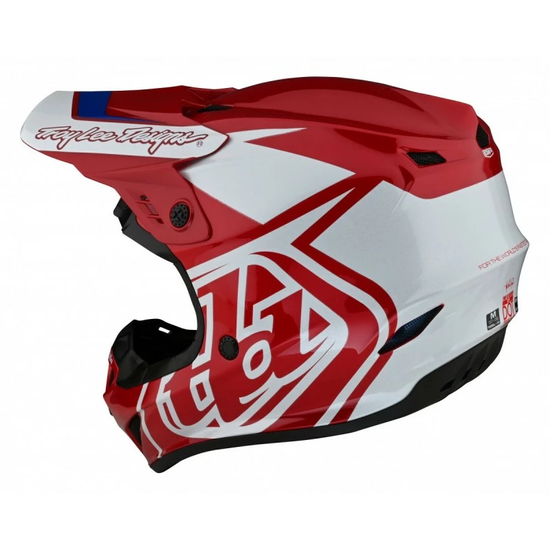 CASQUE TLD GP OVERLOAD RED/WHITE 4 CASQUE TLD GP OVERLOAD RED/WHITE – Image 2