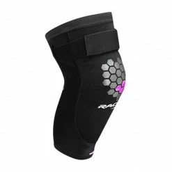 GENOUILLERES VTT MOTO MIXTE MOUNTAIN KNEE BLACK PINK