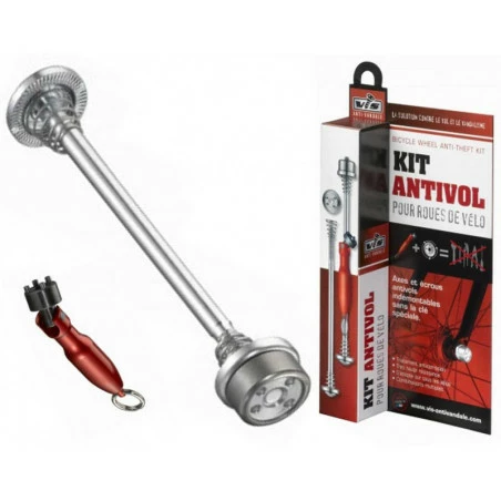 ANTI-VANDALE KIT ANTIVOL VÉLO AXE DE ROUE ARRIERE 3 ANTI-VANDALE KIT ANTIVOL VÉLO AXE DE ROUE ARRIERE