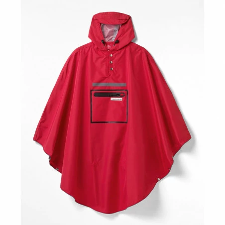 Poncho Pluie Urbain THE PEOPLE'S PONCHO 3.0 Rouge 3 Poncho Pluie Urbain THE PEOPLE'S PONCHO 3.0 Rouge